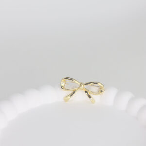 Goudkleurige Strik Broche